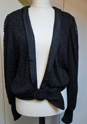 Elegante strickjacke mit - elegante,