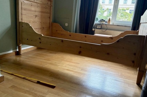 Holz bettrahmen antik aus - antik,
