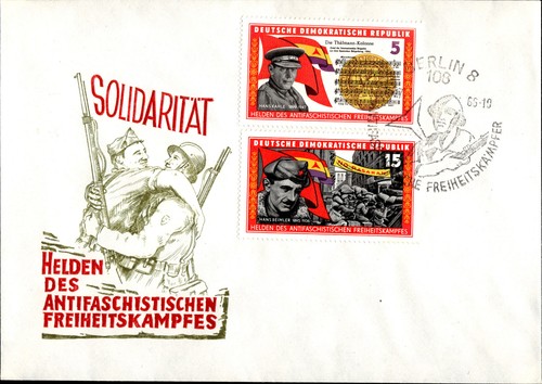 Ddr ersttagsbrief helden - -, des