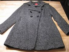 Damenjacke grau Gr. 40 LIVRE Wollmischung doppelreihige Knöpfe K+L Ruppert