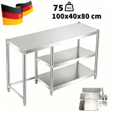 100cm Edelstahltisch Gastro