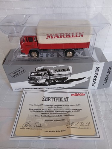 Märklin krupp pritschen lkw - märklin,