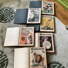 Kladderadatsch 6 Bände von 1914-1917