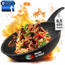 HARMONY HUB Wokpfanne 28cm alle Herdarten Antihaftbeschichtung auf Wasserbasis