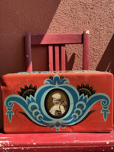 Blechdose jugendstil rüger - blechdose,