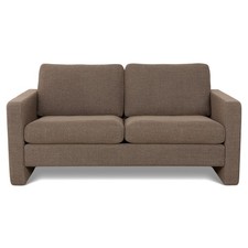 Cor Conseta Stoff Zweisitzer Beige Braun Sofa Couch