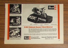 Seltene Werbung REVELL H-802 Elektronic-Bausatz Polizei-Motorrad 1978