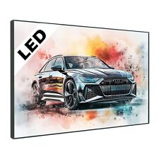 LED Leuchtbild - Auto Audi RS6