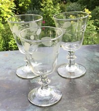 3 x Weingläser Biedermeier