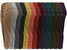 THERMOHOSE DAMEN gefütterte warme WINTERHOSE STRETCH Schlupfhose Gummizug 38-54