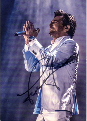 Thomas anders autogramm karte - thomas,