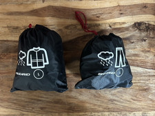 Regenbekleidung Motorrad Hose und Jacke , Marke Polo Road, schwarz, Größe L, 