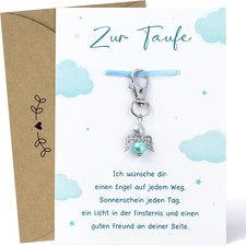 Taufgeschenke Jungen Mädchen Schutzengel Karte zur Taufe Grußkarte Engel