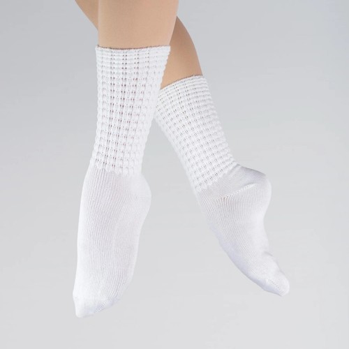 Weiße irische tanzsocken - weiße,
