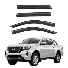 ?für Nissan Navara NP300 D23 2015-2025 Windabweiser Regenabweiser Rauch Getönt