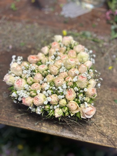 Handgefertigtes rosenherz - handgefertigtes,