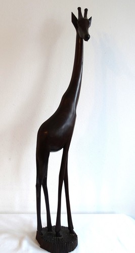Giraffe afrikanische holzfigur - giraffe,