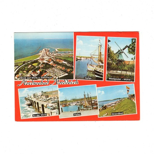 Ansichtskarte nordseebad - ansichtskarte,