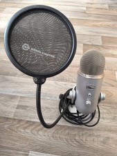 Blue Yeti USB Studiomikrofon Mikrofon Microphone König & Meyer Popschutz Stream