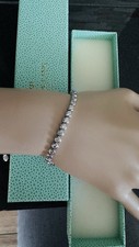 Pierre Lang Armband Tennis Silber Tennisarmband Smile Zirkonia 17 / 19 cm