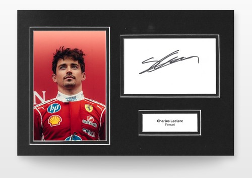 Charles leclerc handsigniertes - charles,