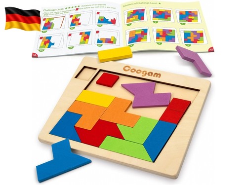 Holz-Puzzle-Blöcke