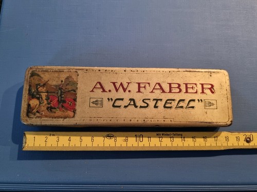 Alte blechdose faber - blechdose,