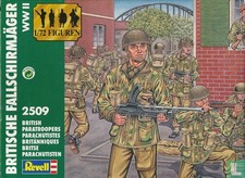 " BRITISCHE FALLSCHIRMJÄGER " REVELL 02509 in 1:72 / KOMPLETT 100% / OHNE KARTON