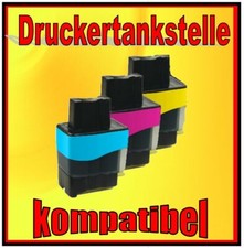 6 x komp. Patrone für BROTHER DCP-110C 115C MFC-210C 215C ersetzt LC-900 C M Y