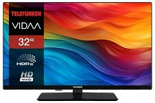 Telefunken 32 Zoll Fernseher VIDAA Smart TV HD-ready HDR LED TV mit Triple-Tuner