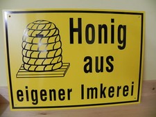 Advertising sign honey from