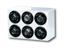 Uhrenbeweger Brick 6 Uhren Klavierlack Weiß WatchWinder
