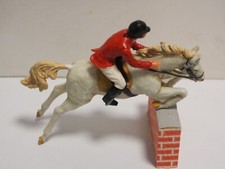 Elastolin 3775 Springreiter mit Hindernis, Selten