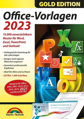 Office vorlagen 2023 - vorlagen, 15.000