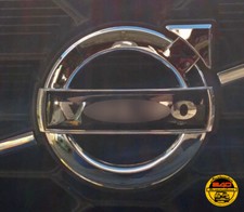 Black 135mm volvo grill badge - black,