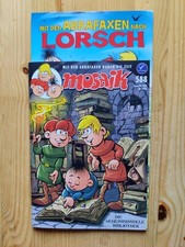 8-ung: Mosaik Abrafaxe 588 Variante mit Beilage nach Lorsch ausverkauft original