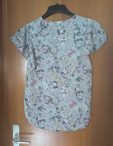 Damen bluse 34 grau - bluse,
