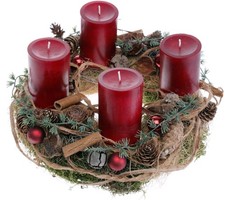 Adventskranz Moos mit 4