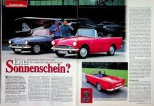 Oldtimer Markt 10/1998 Tips für Sunbeam Alpine und Tiger Gebrauchtwagenkäufer -