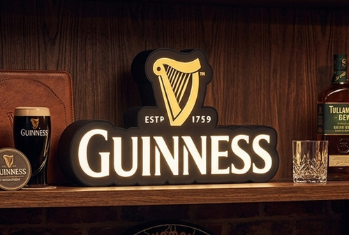 Guinness led leuchtreklame - guinness,