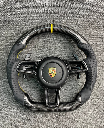 Carbon lether steering wheel - carbon&lether,