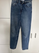 Jeans Bershka, Mom, Gr. 34, blau sehr gut