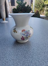 Porzellan Vase Lettin Blumen