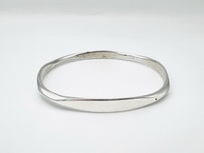 Designer Silber Armreif von