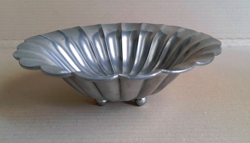 Metallschale zinn stahl - zinn+stahl, (?)