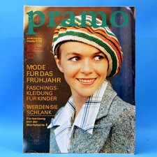 Pramo Praktische Mode 1 1976 mit Schnittbogen Mode Verlag für die Frau | DDR C