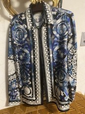 Versace Hemd Seide Gr M