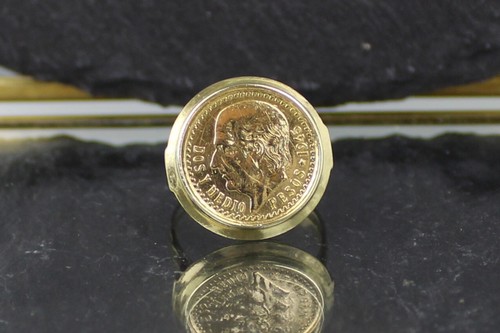 Münzring goldring 2 - münzring,, 2,5