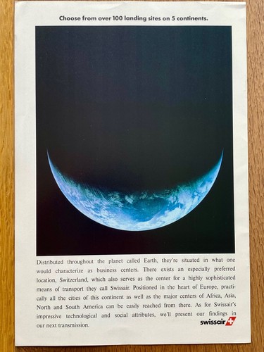 Swissair airline planet - airline,