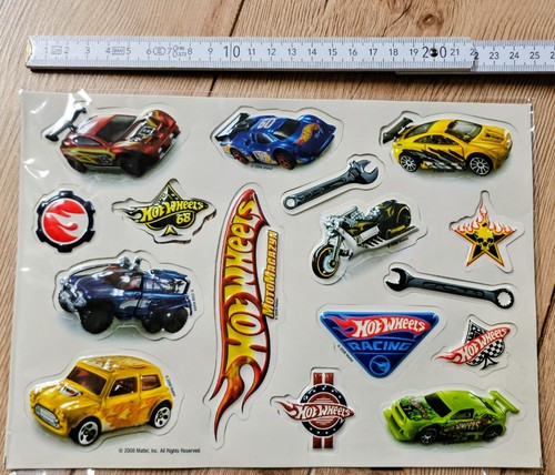 Hot wheels relief - wheels, aufkleber